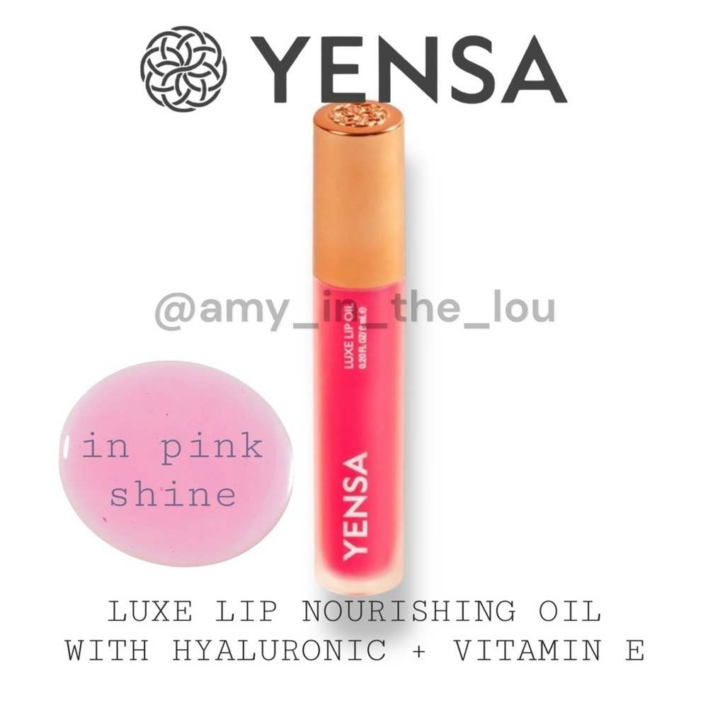 Luxe Lip Oil in Pink Shine/Tinted Pink by Yensa